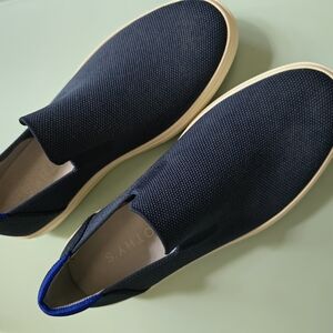 Rothy's Navy Blue Sneakers with Slip-On Design